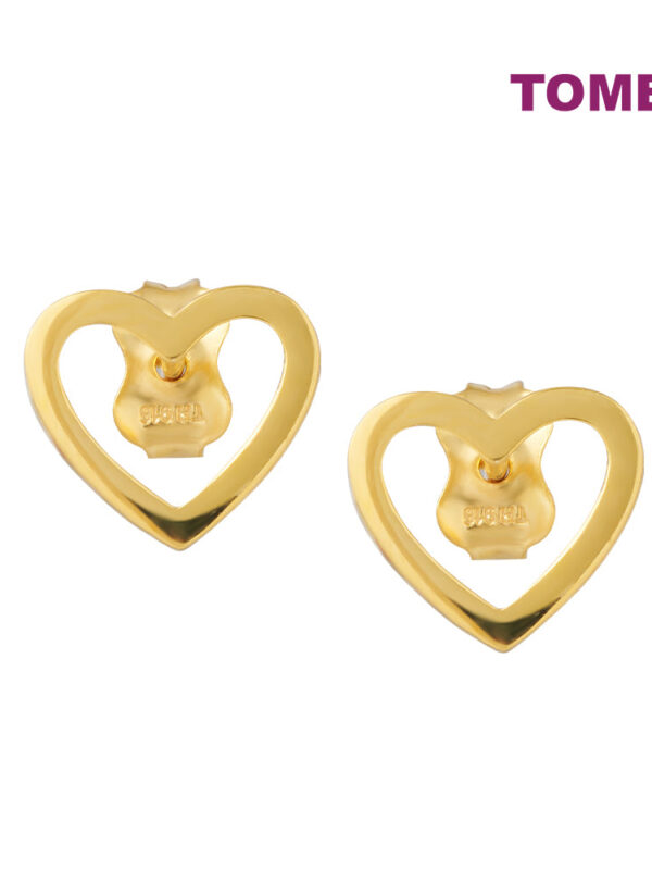 TOMEI Lusso Italia Hollow Earrings, Yellow Gold 916