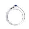 TOMEI Homme Series, Sapphire Silver Ring For Men
