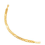TOMEI Lusso Italia Figaro Chain Bracelet, Yellow Gold 916