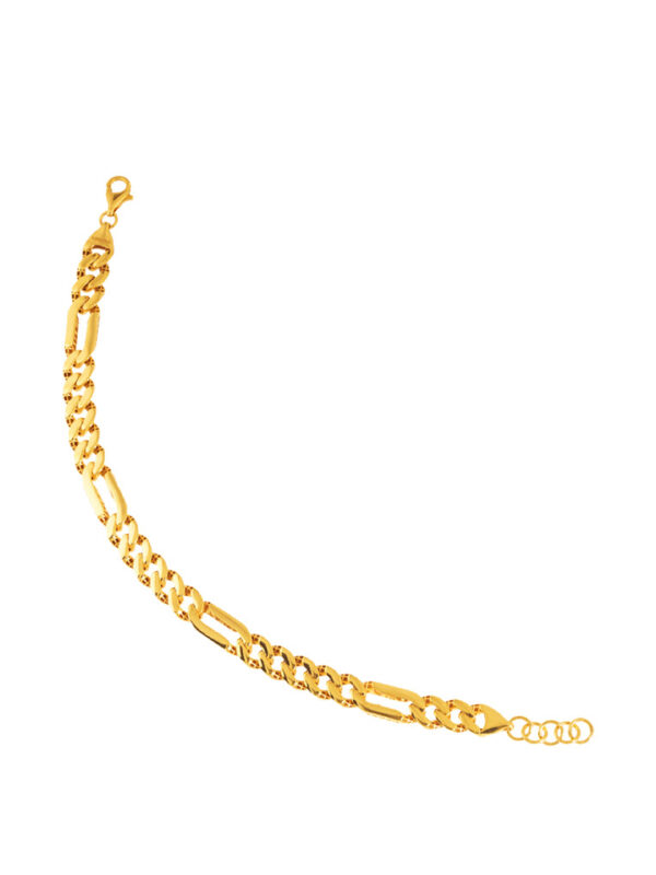 TOMEI Lusso Italia Figaro Chain Bracelet, Yellow Gold 916