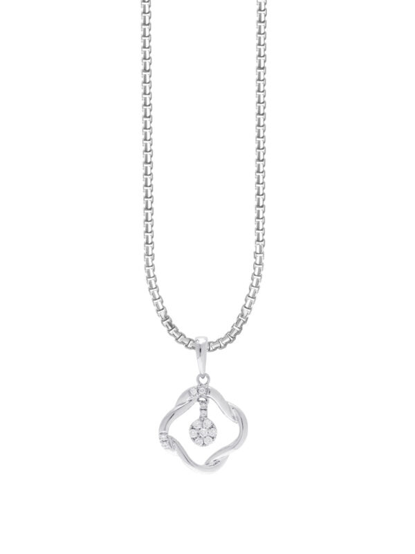 TOMEI Diamond Pendant Set, White Gold 375 (9K)  & 585 (14K) (P5186)
