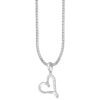 TOMEI Love Diamond Pendant Set, White Gold 585 (P4014)