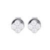 TOMEI Earrings, White Gold 375