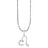TOMEI Love Diamond Pendant Set, White Gold 585 (P4014)