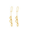 TOMEI Lusso Italia Dangling Circle Earrings, Yellow Gold 916