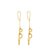 TOMEI Lusso Italia Dangling Circle Earrings, Yellow Gold 916