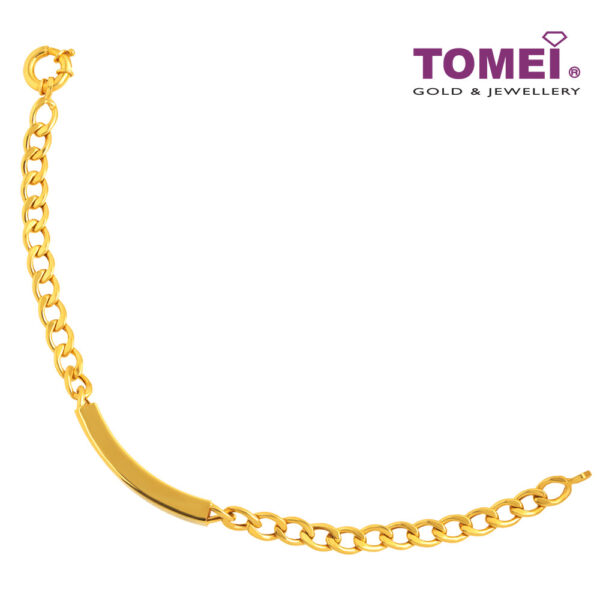 TOMEI Lusso Italia Bar Bracelet, Yellow Gold 916