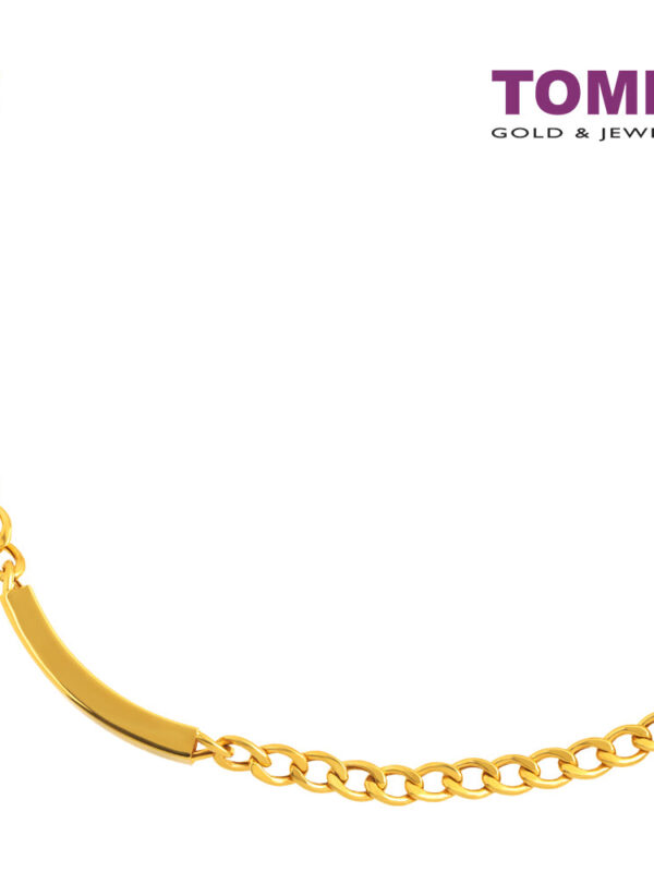 TOMEI Lusso Italia Bar Bracelet, Yellow Gold 916
