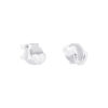 TOMEI I Love U Earrings, White Gold 585