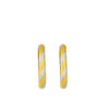 TOMEI Dual-Tone Lusso Italia Loop Earrings, Yellow Gold 916