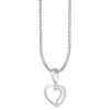 TOMEI Diamond Pendant Set, White Gold 585