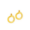 TOMEI Lusso Italia Hoop Earrings, Yellow Gold 916