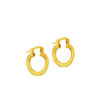 TOMEI Lusso Italia Hoop Earrings, Yellow Gold 916
