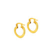 TOMEI Lusso Italia Hoop Earrings, Yellow Gold 916