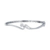 TOMEI Diamond Bangle, White Gold 585