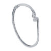 TOMEI Diamond Bangle, White Gold 585