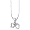 TOMEI Aileana Emerald Collection Ribband Pendant, White Gold 375