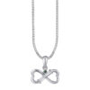 TOMEI Aileana Emerald Collection Ribband Pendant, White Gold 375