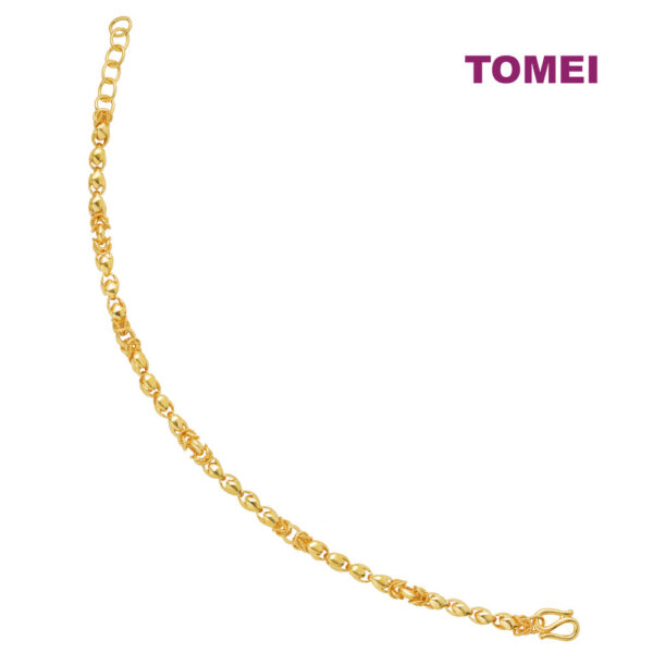 TOMEI Knotted Bracelet, Yellow Gold 999