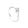 TOMEI Minimalist Diamond Ring, White Gold 375