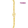 TOMEI Fish Friendship Bracelet, Yellow Gold 999