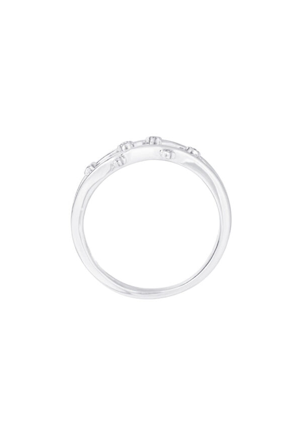 TOMEI Galaxy Inspired Diamond Ring, White Gold 375