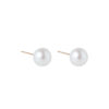TOMEI Pearlfect Love Earrings(7mm), Rose Gold 750