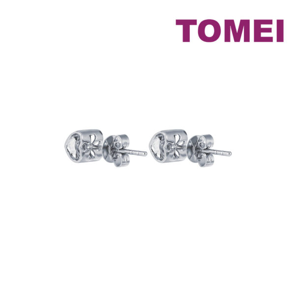 TOMEI Insignia Diamond Earrings, White Gold 750