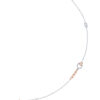TOMEI Binding With Love Bracelet, White+Rose Gold 585