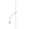 TOMEI Beautious Diamond Necklace, White+Rose Gold 750