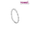 TOMEI Mix & Match Stack Ring, White Gold 585
