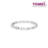 TOMEI Mix & Match Stack Ring, White Gold 585