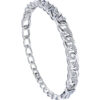 TOMEI Diamond Bangle, White Gold 750