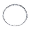 TOMEI Diamond Bangle, White Gold 750