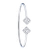 TOMEI Diamond Bangle, White Gold 750