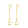 TOMEI Circular Beads Earrings, Yellow Gold 916