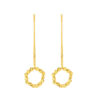 TOMEI Circular Beads Earrings, Yellow Gold 916