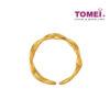 TOMEI Entwined Circles Ring, Yellow Gold 916 (AS-YG0823R-1C)
