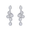 TOMEI Diamond Earrings, White Gold 750