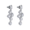 TOMEI Diamond Earrings, White Gold 750