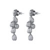 TOMEI Diamond Earrings, White Gold 750