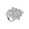 TOMEI Diamond Ring, White Gold 750