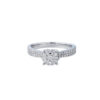 TOMEI Diamond Ring, White Gold 750