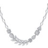 TOMEI Diamond Necklace, White Gold 750