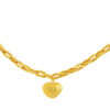 TOMEI Lusso Italia Whole Heart Bracelet, Yellow Gold 916
