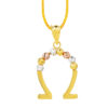 TOMEI Lusso Italia Omega Beads Pendant, Yellow Gold 916