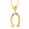 TOMEI Lusso Italia Omega Beads Pendant, Yellow Gold 916