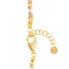 TOMEI Lusso Italia Tri-Tone Spiral Beads Bracelet, Yellow Gold 916