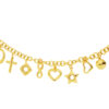 TOMEI Lusso Italia Faith & Love Bracelet, Yellow Gold, 916