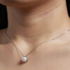 TOMEI Espoir Pearl Pendant, White Gold 375